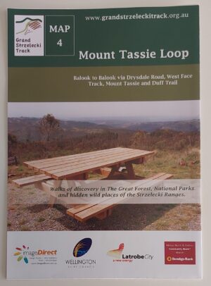 Topographical Hiking Map 4 - Mount Tassie Loop (includes standard postage)