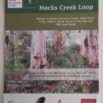 Topographical Hiking Map 5 - Macks Creek Loop (includes standard postage)