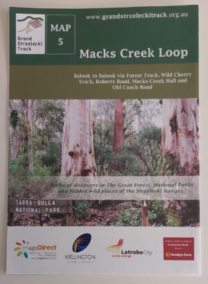 Topographical Hiking Map 5 - Macks Creek Loop (includes standard postage)